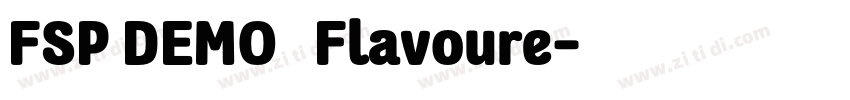 FSP DEMO   Flavoure字体转换